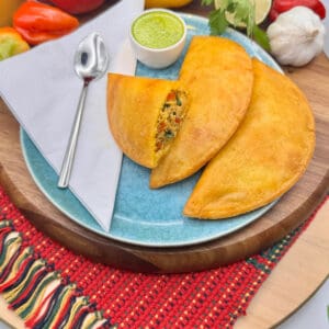 Shredded chicken empanadas