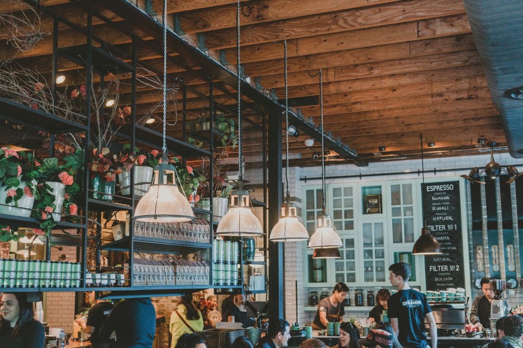 Busy Restaurant in the UK