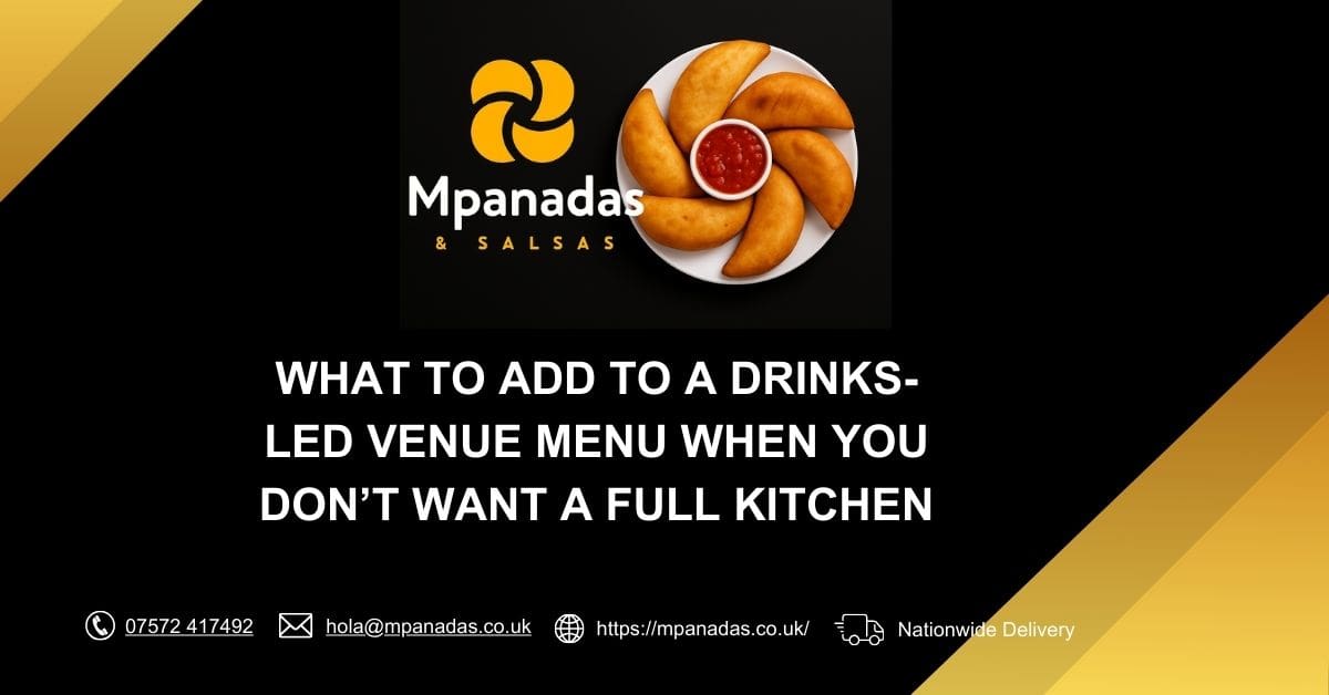 drinks-led venues, frozen food, bar menus, reheatable food, foodservice suppliers, compliance