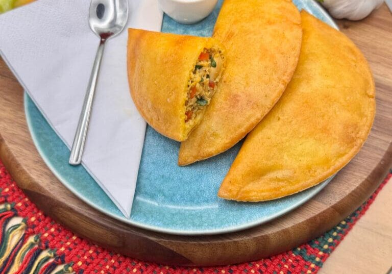 Shredded chicken empanadas
