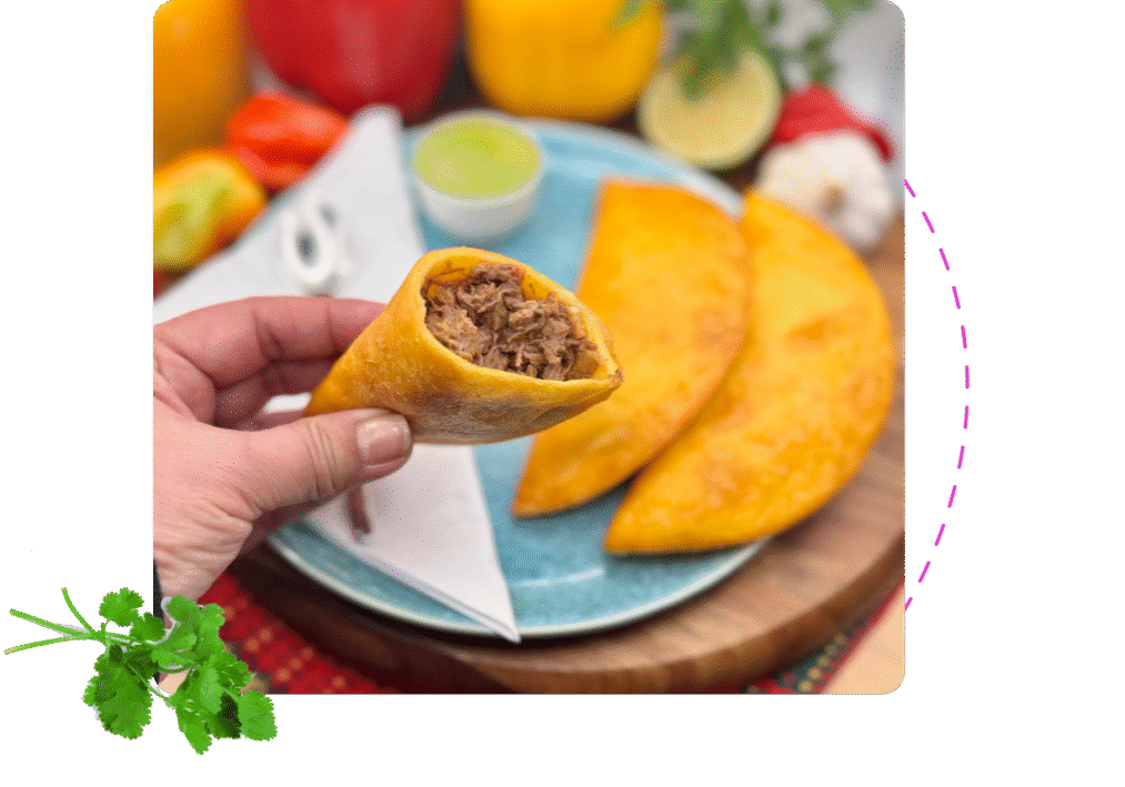 Shredded beef empanadas